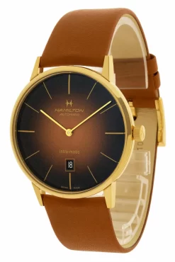 HAMILTON Jazzmaster Inter-Matic 42MM Brown Dial Men's Watch H38735501