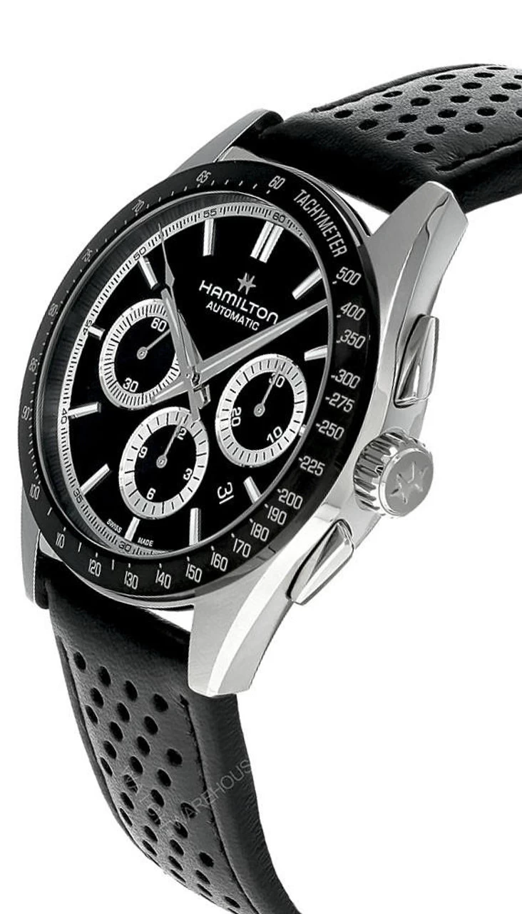 HAMILTON Jazzmaster Performer 42MM AUTO Leather Men's Watch H36606730 2 HAMILTON Jazzmaster Performer 42MM AUTO Leather Men's Watch H36606730 - Image 2