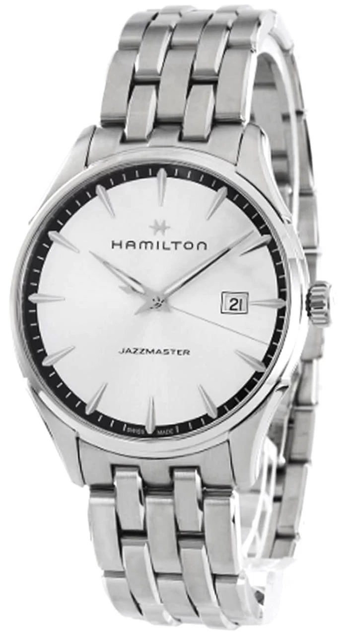 HAMILTON Jazzmaster Silver Dial Stainless Steel Men's Watch H32451151 1 HAMILTON Jazzmaster Silver Dial Stainless Steel Men's Watch H32451151