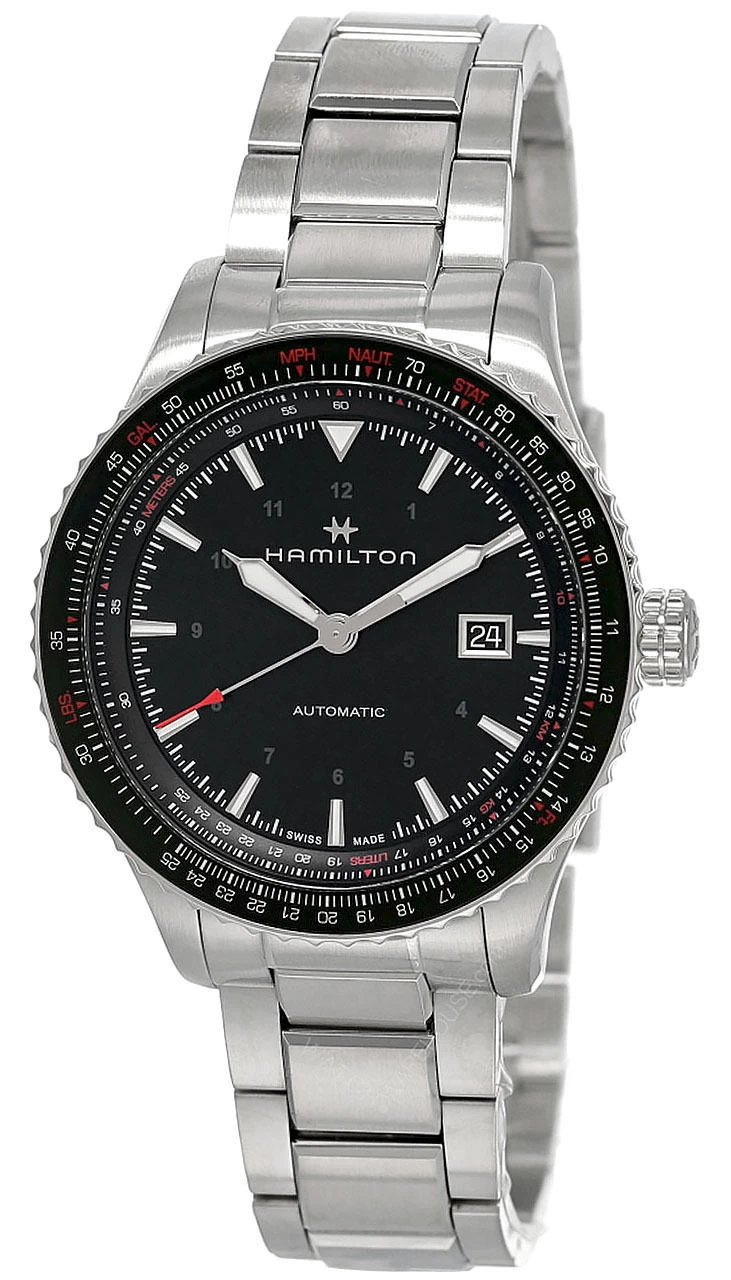 HAMILTON Khaki Aviation Converter 42MM AUTO BLK Dial Men's Watch H76615130 1 HAMILTON Khaki Aviation Converter 42MM AUTO BLK Dial Men's Watch H76615130