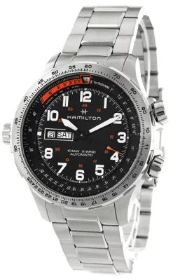 HAMILTON Khaki Aviation X Wind Black Dial Men's Watch H77755133