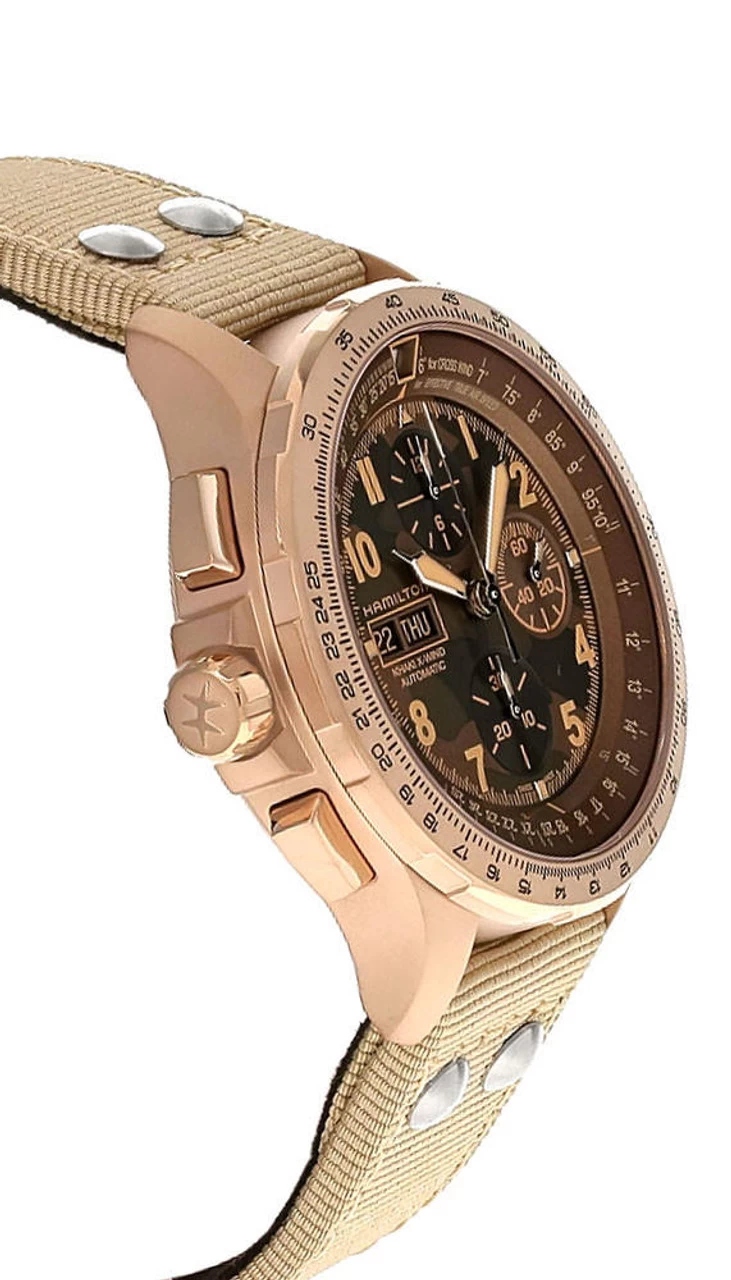 HAMILTON Khaki Aviation X-Wind Lefty CHRONO 45MM Men's Watch H77916920 2 HAMILTON Khaki Aviation X-Wind Lefty CHRONO 45MM Men's Watch H77916920 - Image 2