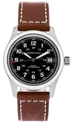 HAMILTON Khaki Field 38MM Automatic BRN Leather Men's Watch H70455533