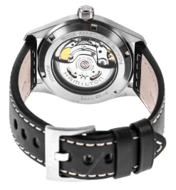 HAMILTON Khaki Field 38MM BLK Leather Automatic Men's Watch H70455733 -Fashion Accessories Shop hamilton watches hamilton khaki field 38mm blk leather automatic mens watch h70455733 92520.1685632869