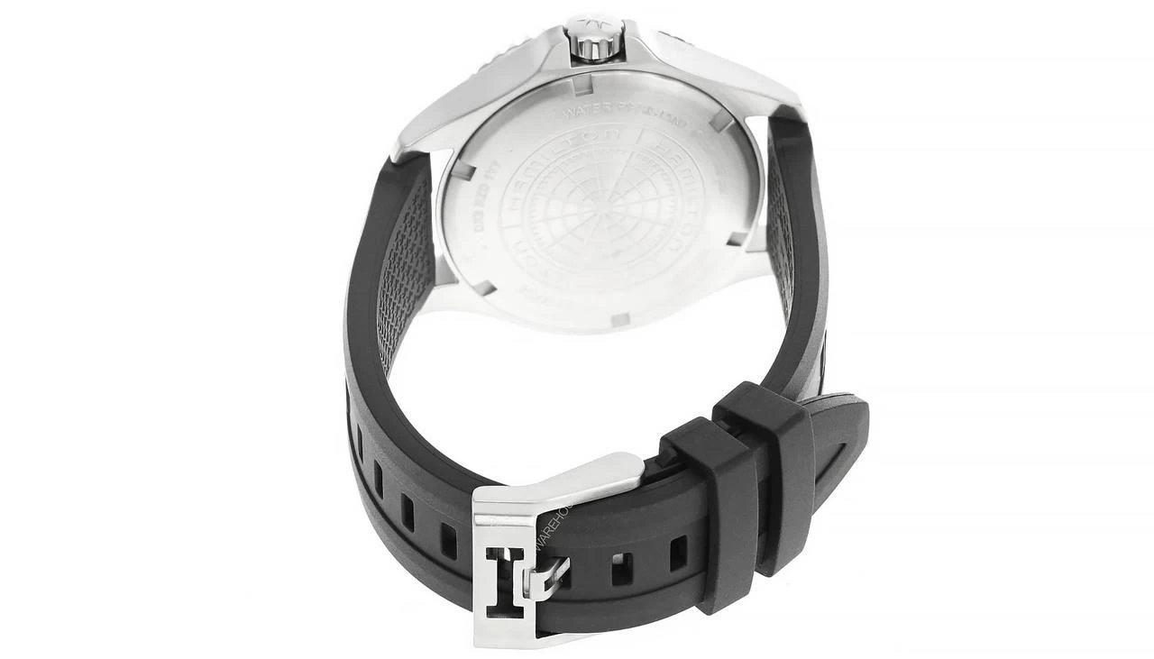 HAMILTON Khaki Navy Scuba 40MM Black Dial Batman Bezel Watch H82315331 3 HAMILTON Khaki Navy Scuba 40MM Black Dial Batman Bezel Watch H82315331 - Image 3