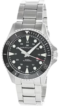 HAMILTON Khaki Navy Scuba 43MM AUTO SS BLK Dial Men's Watch H82515130