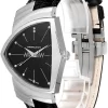 HAMILTON Ventura 31MM Quartz Black Dial Leather Men's Watch H24411732