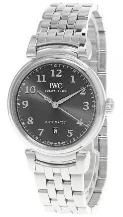 IWC Da Vinci 40.4MM Automatic Steel Slate Dial Men's Watch IW356602