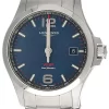 LONGINES Conquest V.H.P 43MM SS Blue Dial Men's Watch L3.726.4.96.6