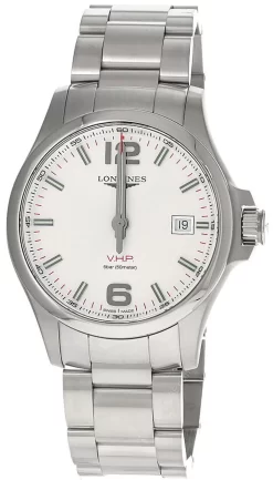LONGINES Conquest V.H.P 43MM SS Silver Dial Men's Watch L3.726.4.76.6