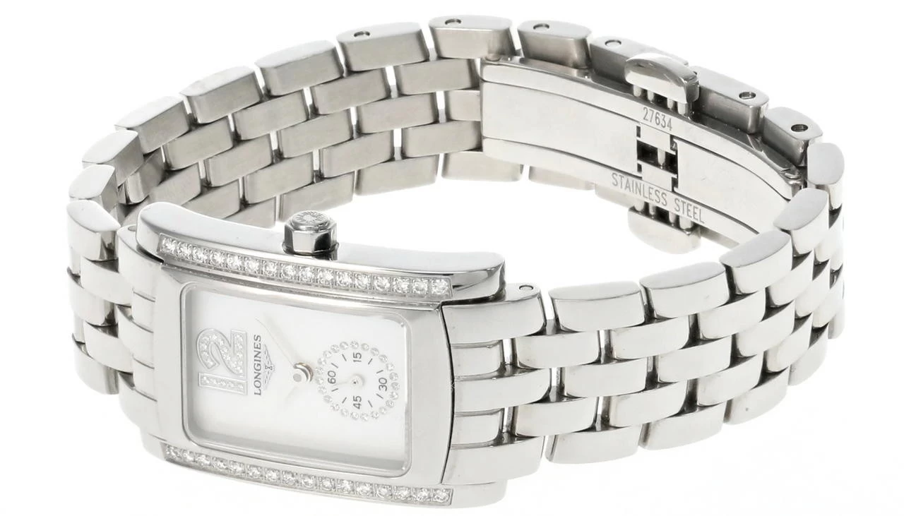 LONGINES Dolce Vita White MOP Dial Diamond Bezel Women's Watch L5.155.0.85.6 2 LONGINES Dolce Vita White MOP Dial Diamond Bezel Women's Watch L5.155.0.85.6 - Image 2
