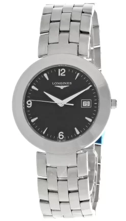 LONGINES DolceVita 37MM Stainless Steel BLK Dial Men's Watch L5.675.4.56.6