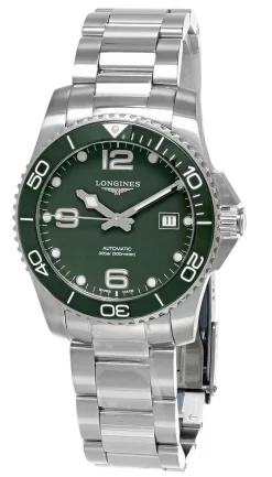 LONGINES HydroConquest 41MM AUTO SS Bracelet Men's Watch L3.781.4.06.6
