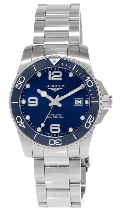 LONGINES HydroConquest 41MM Blue Dial Ceramic Bezel Men's Watch L3.781.4.96.6
