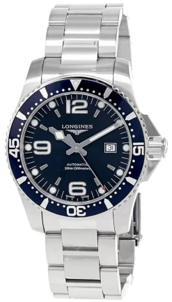 LONGINES HydroConquest 44MM S-Steel Blue Dial Men's Watch L3.841.4.96.6