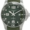 LONGINES Hydroconquest AUTO 43MM GRN Dial/Rubber Men's Watch L37824069