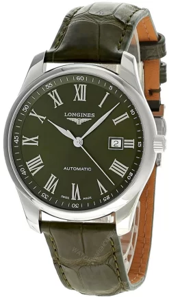 LONGINES Master Collection 42MM AUTO Leather Men's Watch L2.893.4.09.2