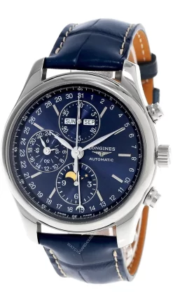 LONGINES Master Collection AUTO Blue Dial Leather Men's Watch L2.773.4.92.0