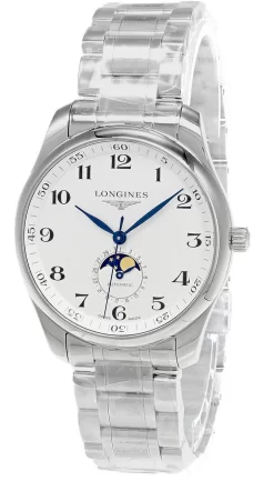 LONGINES Master Collection Moonphase 42MM AUTO SS Men's Watch L2.919.4.78.6