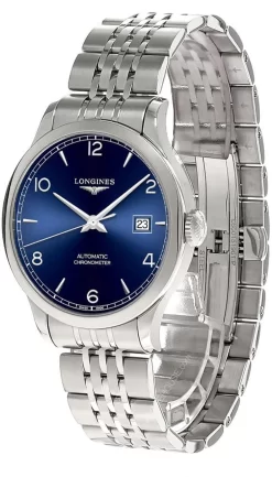 LONGINES Record 38.5MM AUTO SS Blue Dial Men's Watch L2.820.4.96.6