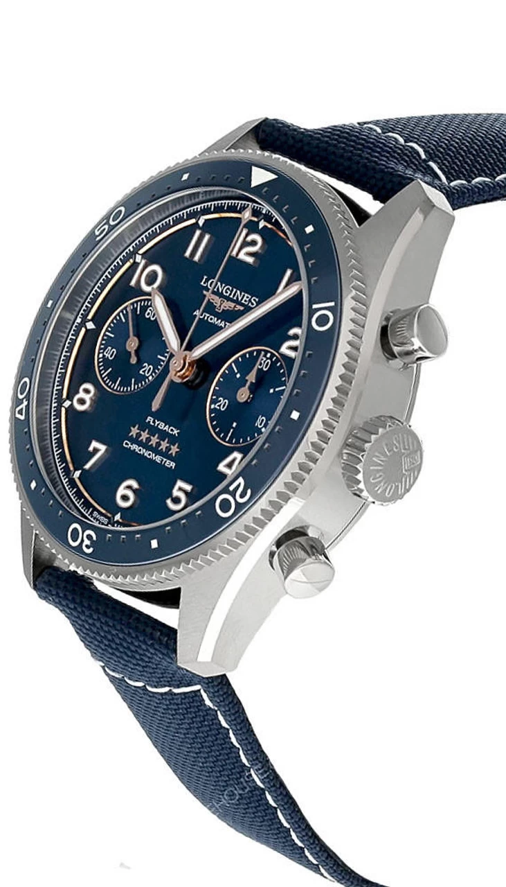 LONGINES Spirit Flyback AUTO 42MM Blue Dial Men's Watch L3.821.4.93.2 2 LONGINES Spirit Flyback AUTO 42MM Blue Dial Men's Watch L3.821.4.93.2 - Image 2