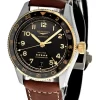 LONGINES Spirit Zulu Time 39MM AUTO Leather Men's Watch L3.802.5.53.2