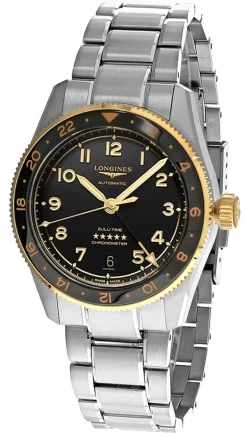 LONGINES Spirit Zulu Time 39MM AUTO SS Men's Watch L3.802.5.53.6