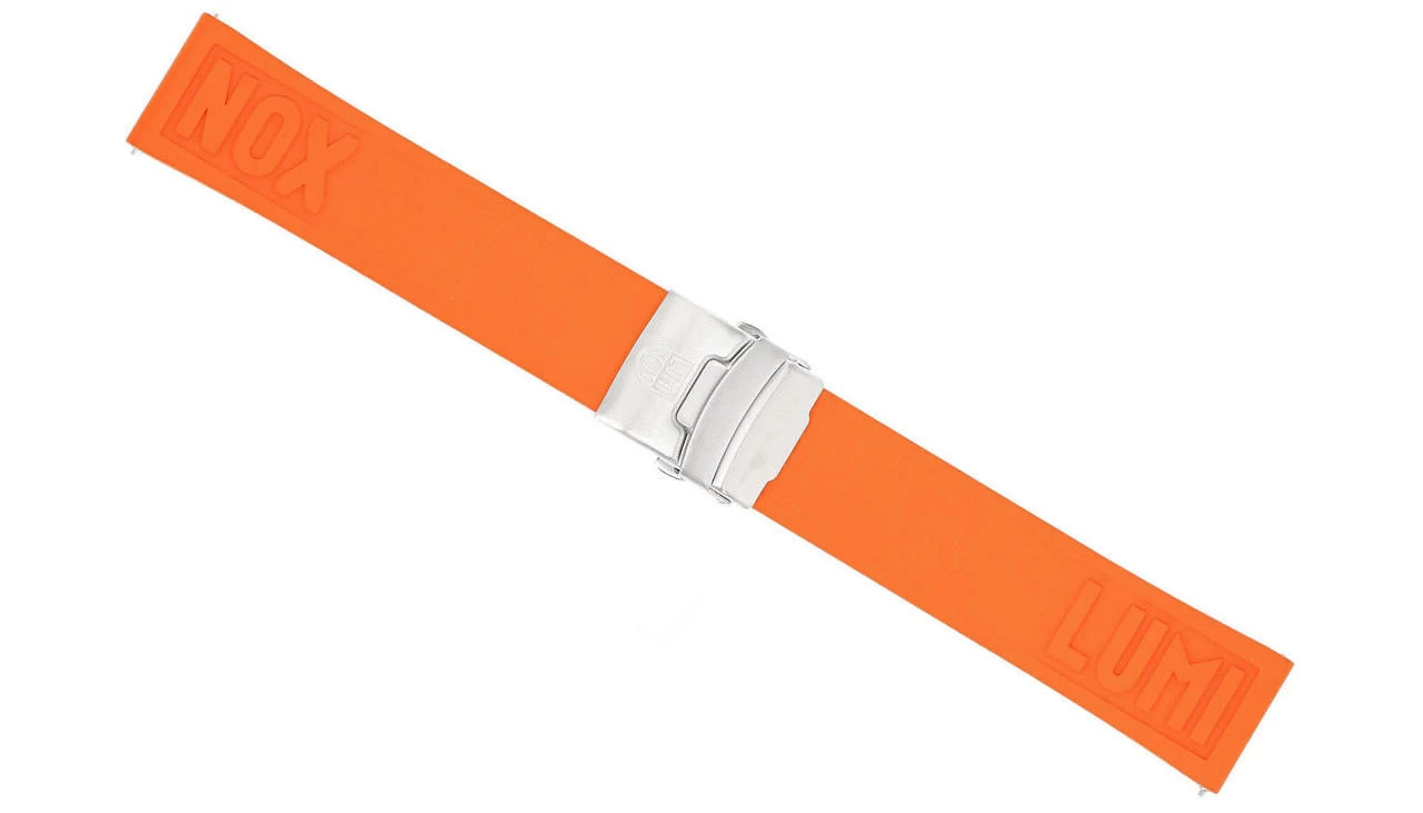 LUMINOX 24MM Orange Rubber Cut-To-Fit Strap FPX.2406.35Q.K 1 LUMINOX 24MM Orange Rubber Cut-To-Fit Strap FPX.2406.35Q.K