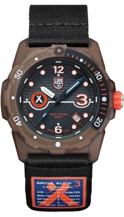 LUMINOX Bear Grylls Survival 42MM Black Nylon Men's Watch XB.3721.ECO