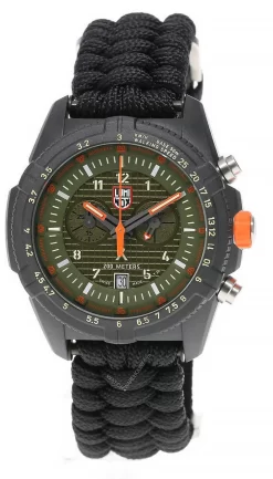 LUMINOX Bear Grylls Survival LAND 3780 Green Dial Nylon Men's Watch XB.3797.KM