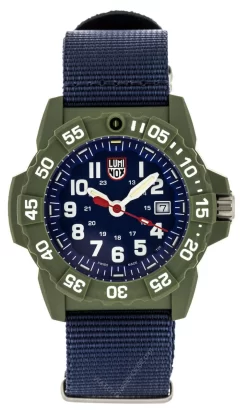 LUMINOX Navy SEAL 45MM Rotating Bezel Webbing NATO Watch XS.3503.ND