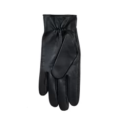 Men’s Three-Point Leather Driving Gloves With Wristwatch Cut-out -Fashion Accessories Shop mens leather watch gloves black palm