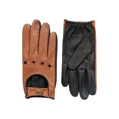 Men's The Suited Racer Touchscreen Leather Driving Gloves -Fashion Accessories Shop mens the suited racer leather driving gloves tan black