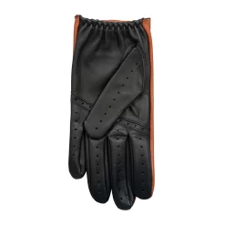 Men's The Suited Racer Touchscreen Leather Driving Gloves -Fashion Accessories Shop mens the suited racer leather driving gloves tan black palm