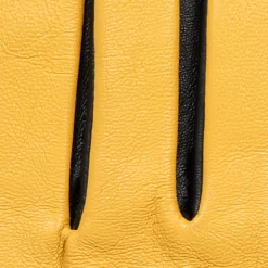 Men's The Suited Racer Touchscreen Three-Point Leather Gloves -Fashion Accessories Shop mens the suited racer leather gloves cork black stitching