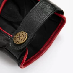 Men's The Suited Racer Touchscreen Leather Driving Gloves With Wristwatch Cut-out -Fashion Accessories Shop mens the suited racer watch leather gloves black berry strap