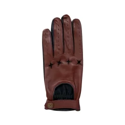 Men's The Suited Racer Touchscreen Leather Driving Gloves With Wristwatch Cut-out -Fashion Accessories Shop mens the suited racer watch leather gloves english tan