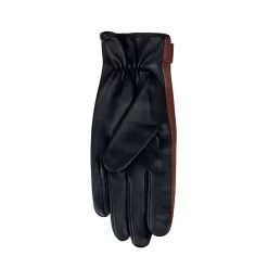 Men's The Suited Racer Touchscreen Leather Driving Gloves With Wristwatch Cut-out -Fashion Accessories Shop mens the suited racer watch leather gloves english tan palm