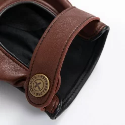 Men's The Suited Racer Touchscreen Leather Driving Gloves With Wristwatch Cut-out -Fashion Accessories Shop mens the suited racer watch leather gloves english tan strap 2