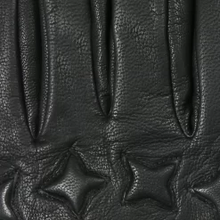 Men's The Suited Racer Touchscreen Water-Resistant Wool-Lined Goatskin Leather Gauntlet Gloves -Fashion Accessories Shop mens the suited racer water resistant gloves black padded knuckles