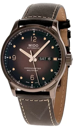 MIDO Multifort M AUTO 42MM Brown LTHR Men's Watch M038.431.36.057.00