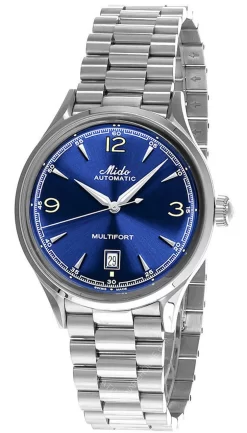 MIDO Multifort Powerwind 40MM SS Blue Dial Men's Watch M040.407.11.047.00