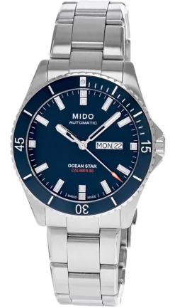 MIDO Ocean Star 200 AUTO 42.5MM SS Blue Dial Men's Watch M026.430.11.041.00