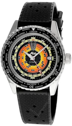 MIDO Ocean Star Decompression Worldtimer Black Men's Watch M026.829.17.051.00