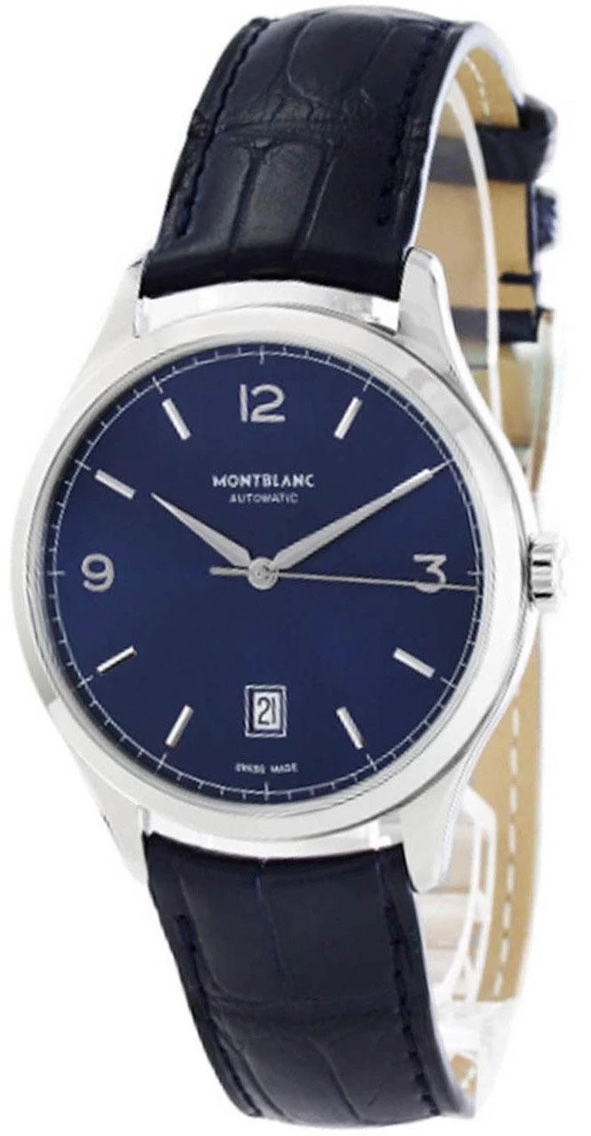 MONTBLANC Heritage Chronometrie 40MM AUTO Blue Dial Men's Watch 116481 1 MONTBLANC Heritage Chronometrie 40MM AUTO Blue Dial Men's Watch 116481