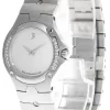 MOVADO 27MM Quartz SS Diamond MOP Dial Women's Watch 0604483