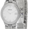 MOVADO 35MM Stainless Steel Silver Dial Date Men's Watch 84-E7-878