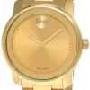 MOVADO Bold 42MM QTZ Gold-Tone Dial SS Link Bracelet Men's Watch 3600258