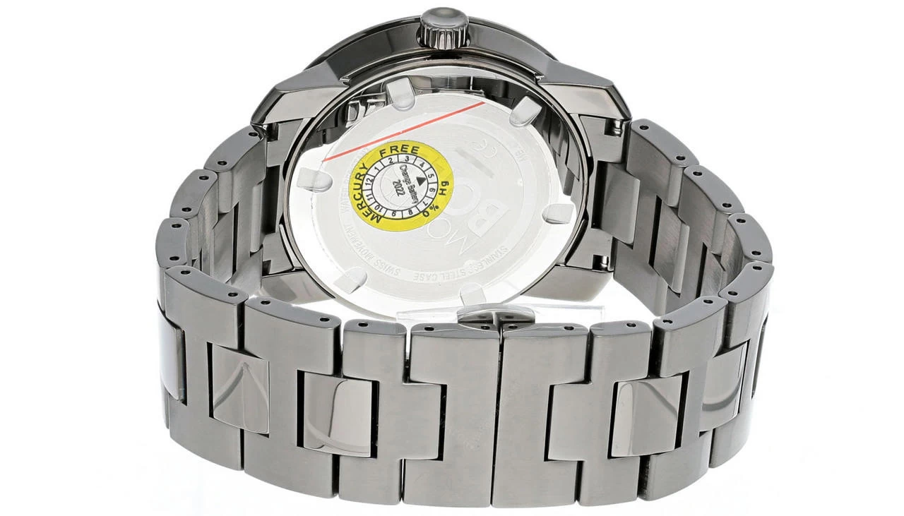 MOVADO Bold 42MM Quartz SS Gunmetal Gray Dial Men's Watch 3600259 3 MOVADO Bold 42MM Quartz SS Gunmetal Gray Dial Men's Watch 3600259 - Image 3