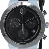 MOVADO Bold Fusion CHRONO Quartz Black Dial Silicone Men's Watch 3600713